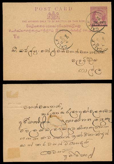 Lot 2450 - british commonwealth Ceylon -  Antonio Torres Early Spring private treaty sale