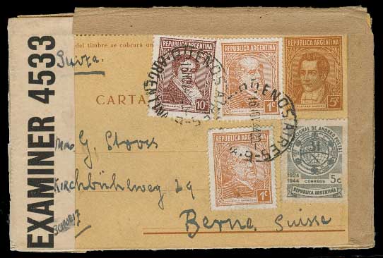 Lot 937 - Argentina stationery - Antonio Torres Early Spring private treaty sale Lot 937 - Argentina stationery - Antonio Torres Early Spring private treaty sale