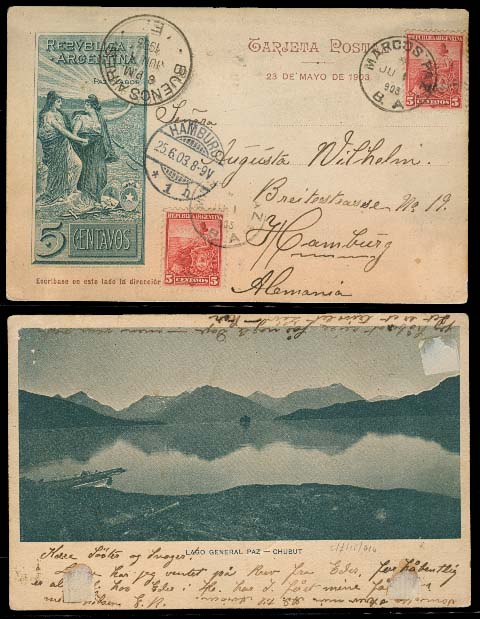 Lot 859 - Argentina stationery - Antonio Torres Early Spring private treaty sale Lot 859 - Argentina stationery - Antonio Torres Early Spring private treaty sale