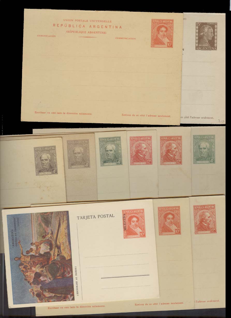 Lot 930 - Argentina stationery - Antonio Torres Early Spring private treaty sale Lot 930 - Argentina stationery - Antonio Torres Early Spring private treaty sale