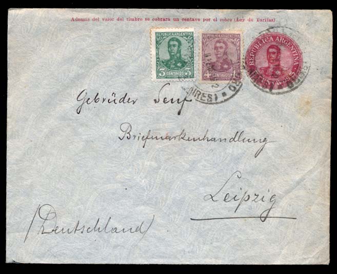 Lot 910 - Argentina stationery - Antonio Torres Early Spring private treaty sale Lot 910 - Argentina stationery - Antonio Torres Early Spring private treaty sale