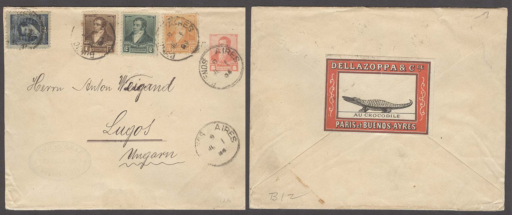Lot 764 - Argentina stationery - Antonio Torres Early Spring private treaty sale Lot 764 - Argentina stationery - Antonio Torres Early Spring private treaty sale