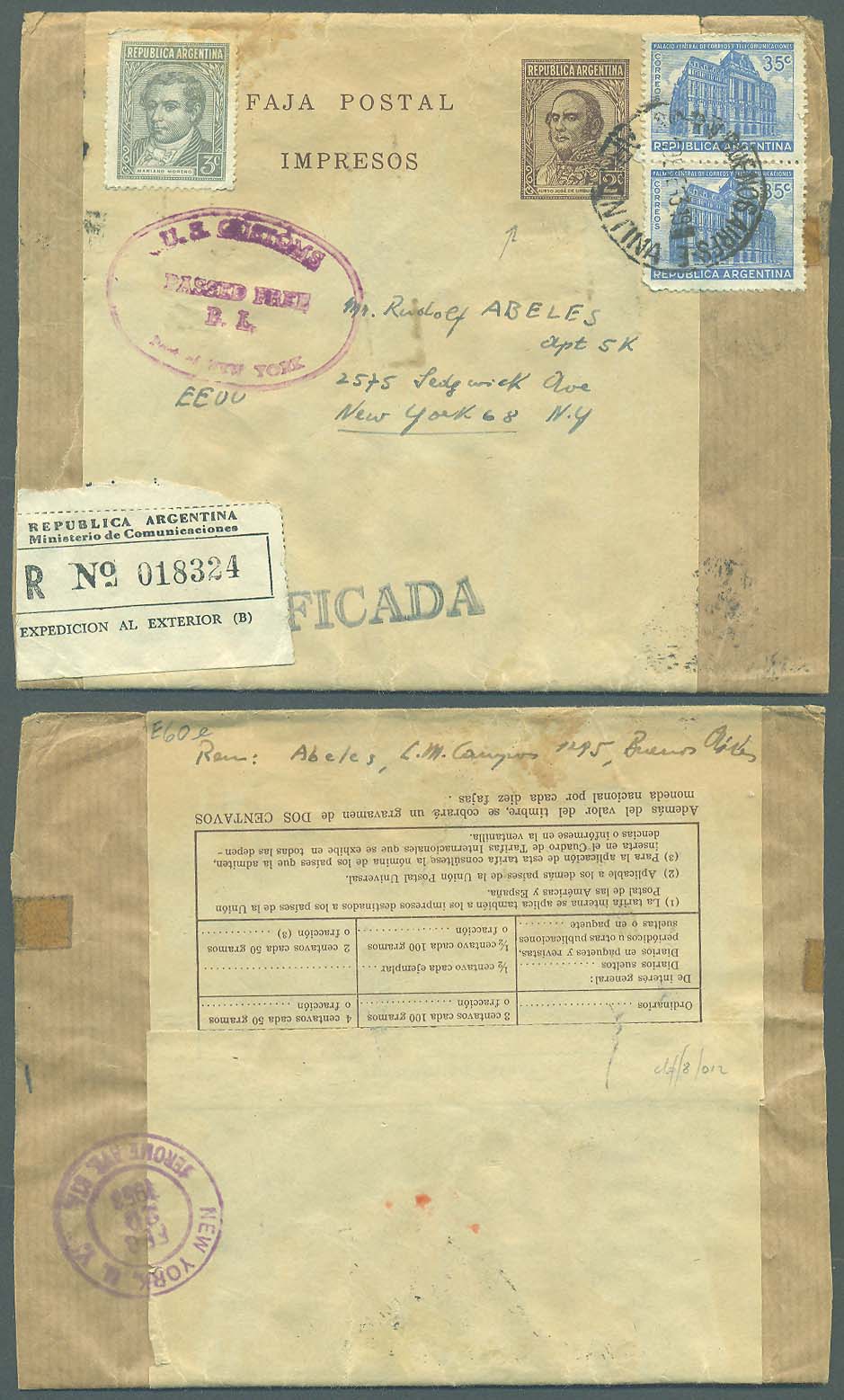 Lot 944 - Argentina stationery - Antonio Torres Early Spring private treaty sale Lot 944 - Argentina stationery - Antonio Torres Early Spring private treaty sale