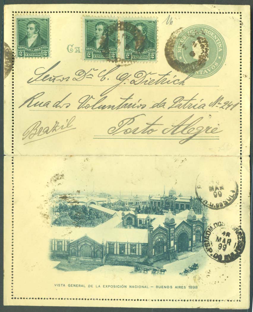 Lot 830 - Argentina stationery - Antonio Torres Early Spring private treaty sale Lot 830 - Argentina stationery - Antonio Torres Early Spring private treaty sale