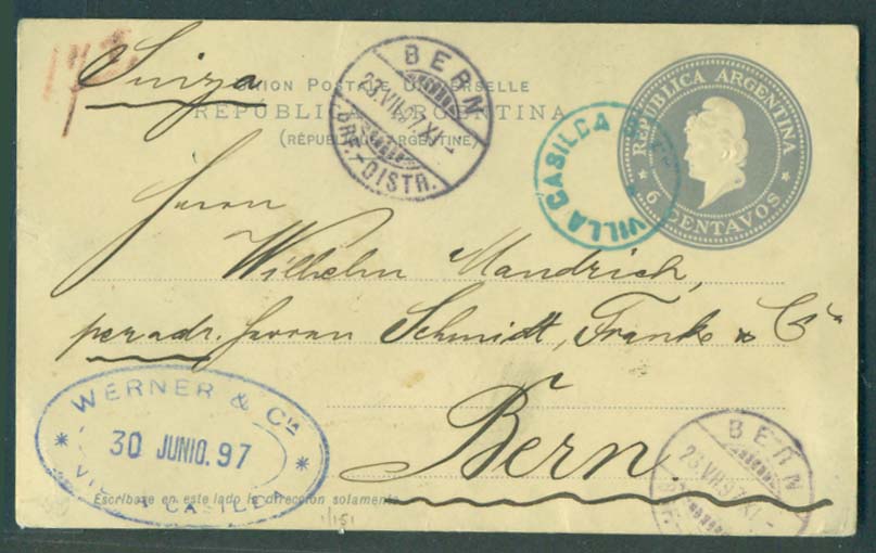 Lot 803 - Argentina stationery - Antonio Torres Early Spring private treaty sale Lot 803 - Argentina stationery - Antonio Torres Early Spring private treaty sale