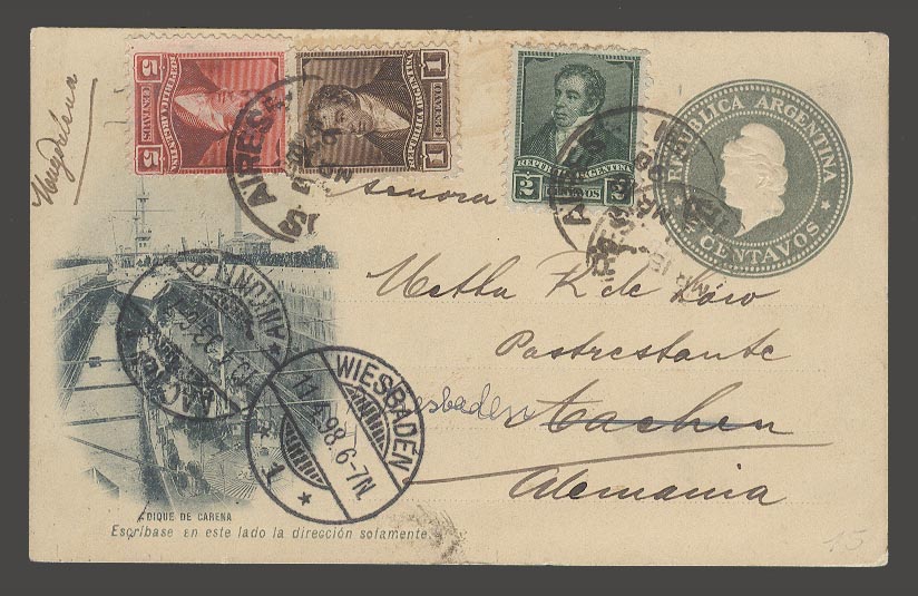Lot 811 - Argentina stationery - Antonio Torres Early Spring private treaty sale Lot 811 - Argentina stationery - Antonio Torres Early Spring private treaty sale