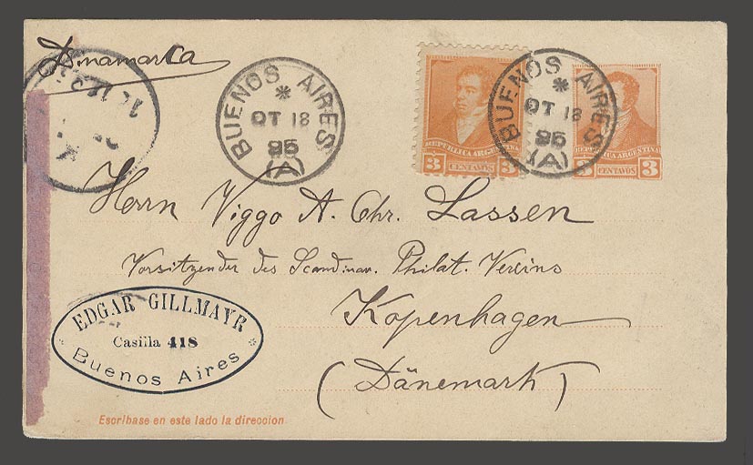 Lot 783 - Argentina stationery -  Antonio Torres Early Spring private treaty sale