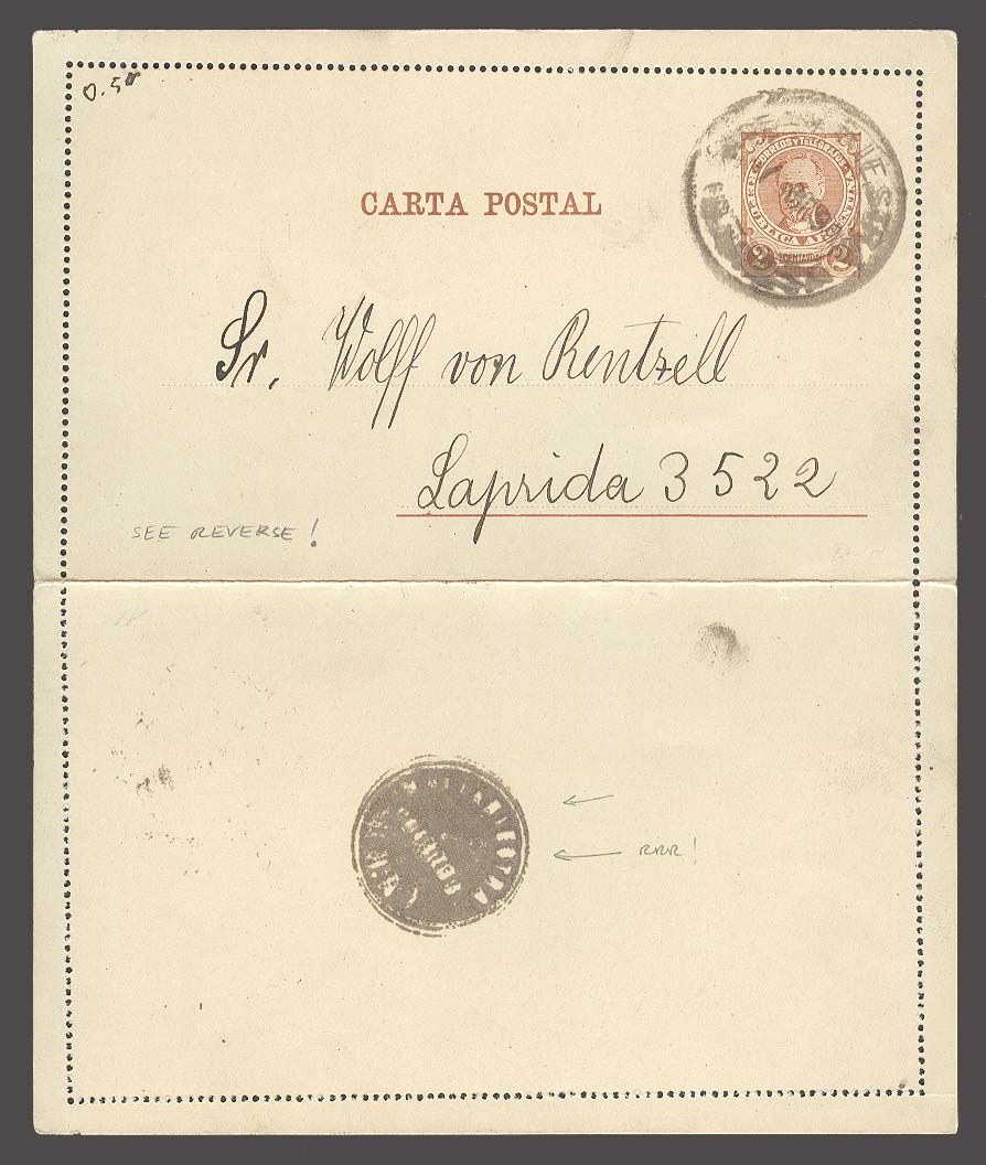 Lot 687 - Argentina stationery - Antonio Torres Early Spring private treaty sale Lot 687 - Argentina stationery - Antonio Torres Early Spring private treaty sale
