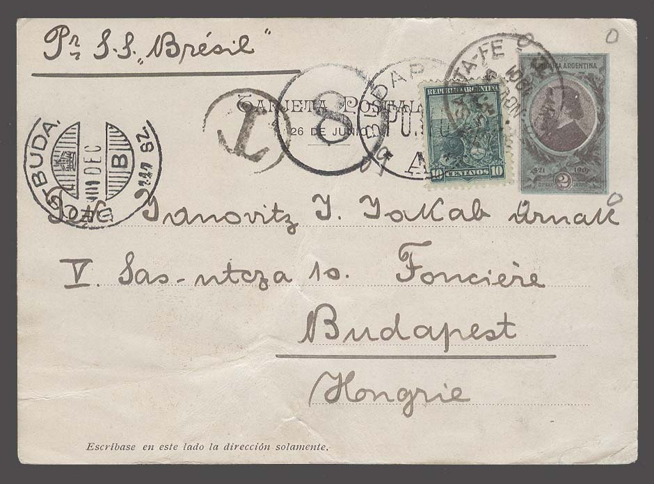 Lot 850 - Argentina stationery - Antonio Torres Early Spring private treaty sale Lot 850 - Argentina stationery - Antonio Torres Early Spring private treaty sale