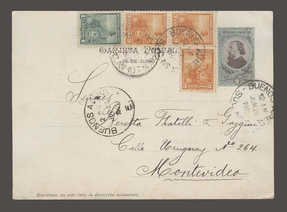 Lot 848 - Argentina stationery - Antonio Torres Early Spring private treaty sale Lot 848 - Argentina stationery - Antonio Torres Early Spring private treaty sale