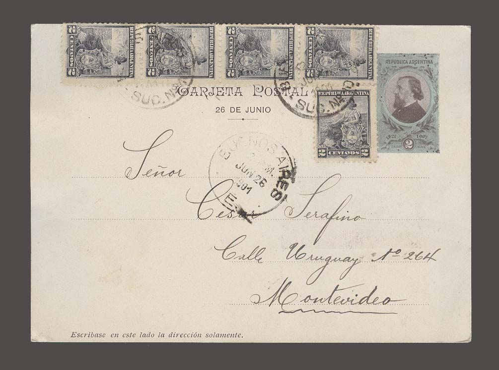 Lot 847 - Argentina stationery - Antonio Torres Early Spring private treaty sale Lot 847 - Argentina stationery - Antonio Torres Early Spring private treaty sale