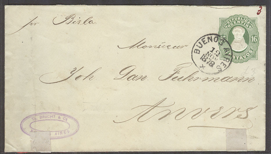Lot 644 - Argentina stationery - Antonio Torres Early Spring private treaty sale Lot 644 - Argentina stationery - Antonio Torres Early Spring private treaty sale