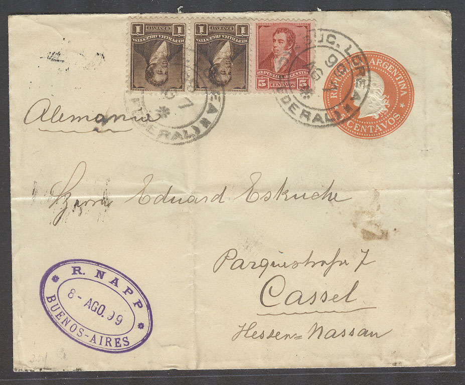 Lot 829 - Argentina stationery - Antonio Torres Early Spring private treaty sale Lot 829 - Argentina stationery - Antonio Torres Early Spring private treaty sale