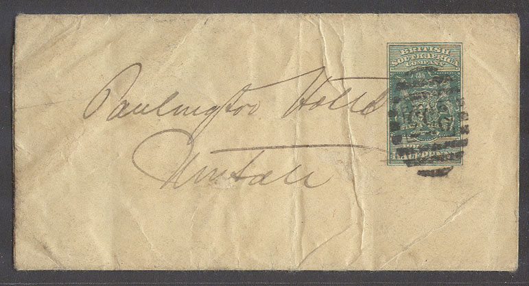 Lot 392 - british commonwealth rhodesia - Antonio Torres Auction #45: Worldwide Spring postal history Lot 392 - british commonwealth rhodesia - Antonio Torres Auction #45: Worldwide Spring postal history