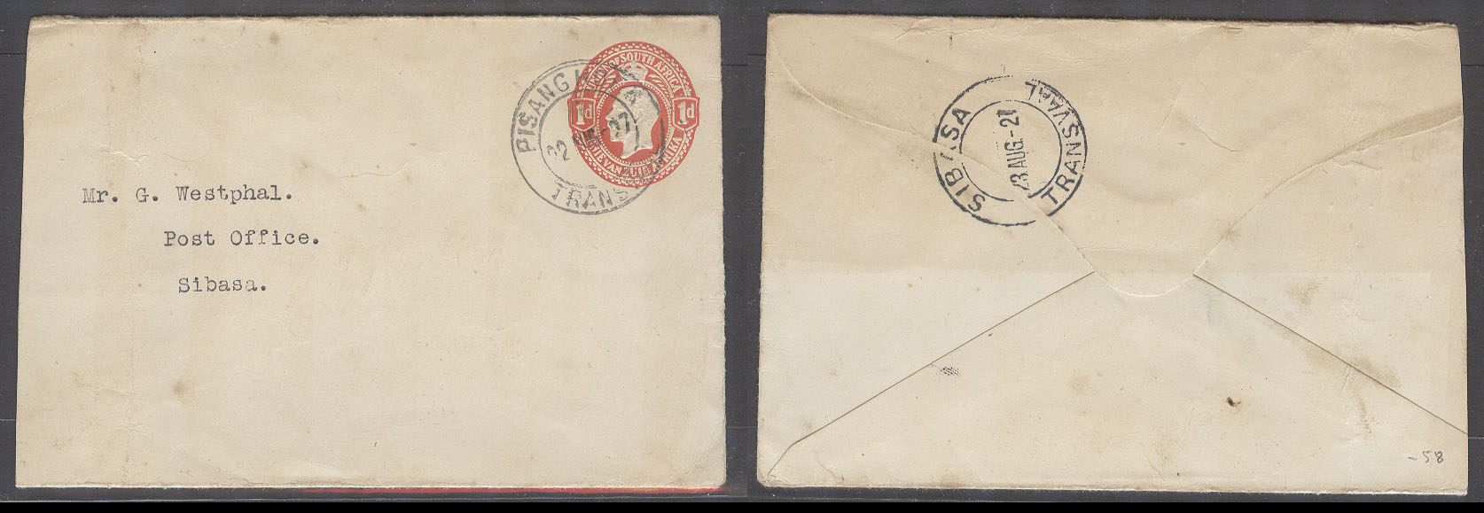 Lot 762 - south africa - Antonio Torres Auction #45: Worldwide Spring postal history Lot 762 - south africa - Antonio Torres Auction #45: Worldwide Spring postal history