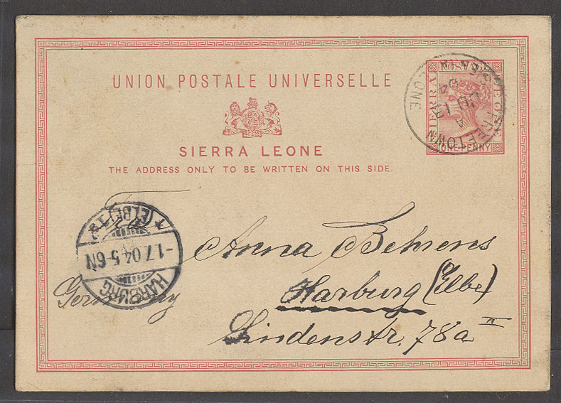 Lot 400 - british commonwealth sierra leone - Antonio Torres Auction #45: Worldwide Spring postal history Lot 400 - british commonwealth sierra leone - Antonio Torres Auction #45: Worldwide Spring postal history