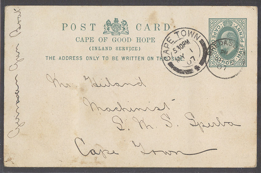 Lot 719 - south africa - Antonio Torres Auction #45: Worldwide Spring postal history Lot 719 - south africa - Antonio Torres Auction #45: Worldwide Spring postal history