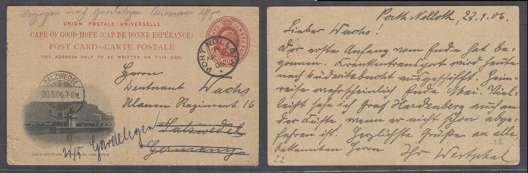 Lot 715 - south africa - Antonio Torres Auction #45: Worldwide Spring postal history Lot 715 - south africa - Antonio Torres Auction #45: Worldwide Spring postal history