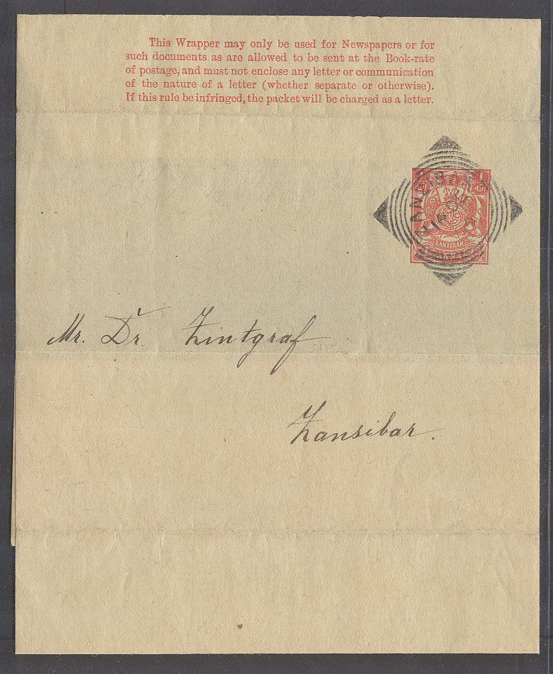 Lot 433 - british commonwealth zanzibar - Antonio Torres Auction #45: Worldwide Spring postal history Lot 433 - british commonwealth zanzibar - Antonio Torres Auction #45: Worldwide Spring postal history