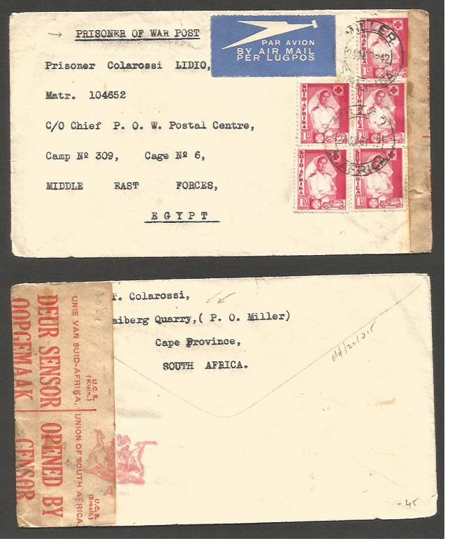 Lot 775 - south africa - Antonio Torres Auction #45: Worldwide Spring postal history Lot 775 - south africa - Antonio Torres Auction #45: Worldwide Spring postal history