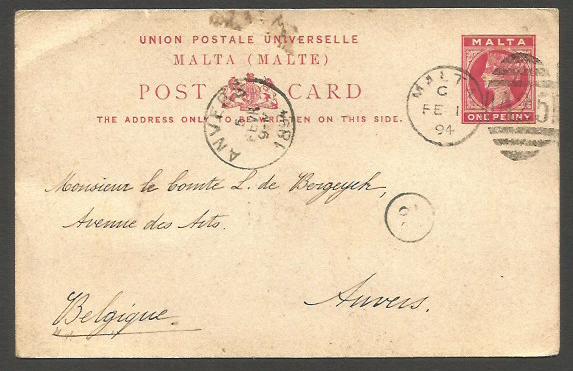 Lot 376 - british commonwealth Malta - Antonio Torres Auction #45: Worldwide Spring postal history Lot 376 - british commonwealth Malta - Antonio Torres Auction #45: Worldwide Spring postal history