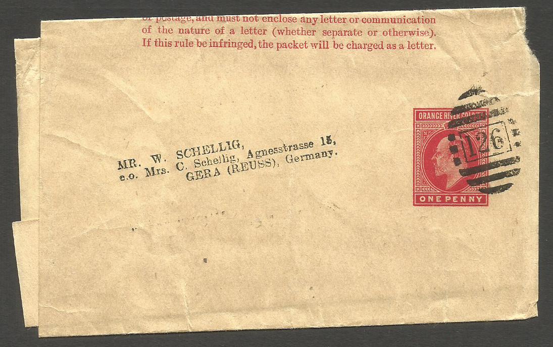 Lot 718 - south africa - Antonio Torres Auction #45: Worldwide Spring postal history Lot 718 - south africa - Antonio Torres Auction #45: Worldwide Spring postal history