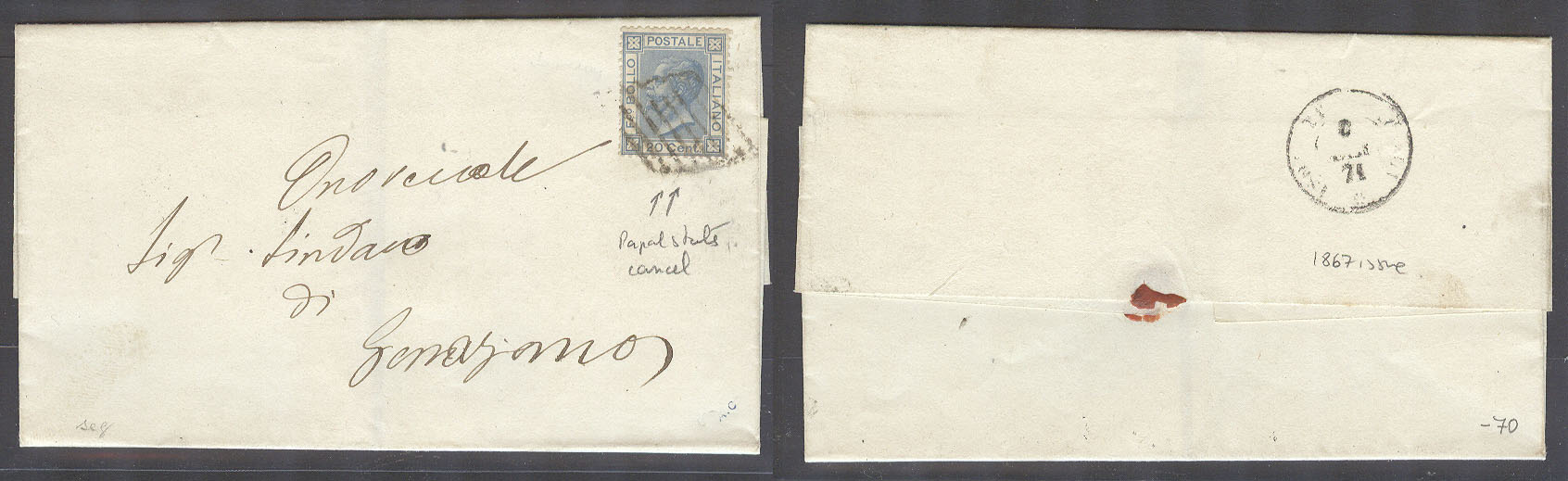 Lot 514 - Italy  -  Antonio Torres Auction #45: Worldwide Spring postal history
