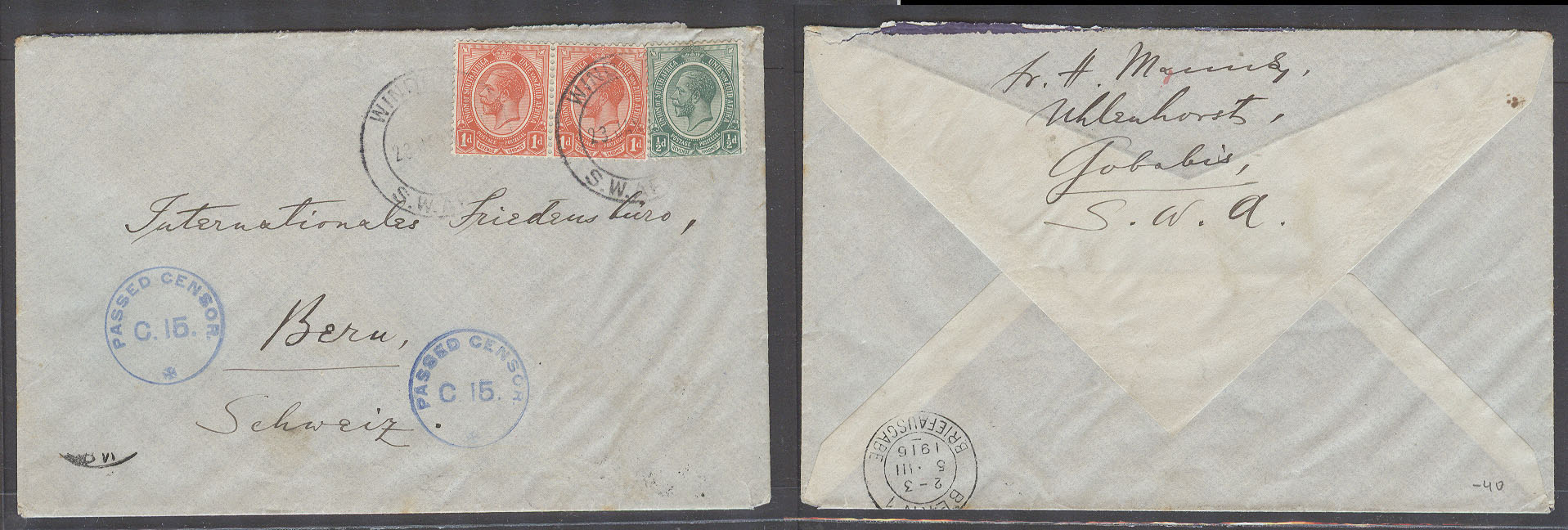 Lot 412 - british commonwealth swa - Antonio Torres Auction #45: Worldwide Spring postal history Lot 412 - british commonwealth swa - Antonio Torres Auction #45: Worldwide Spring postal history
