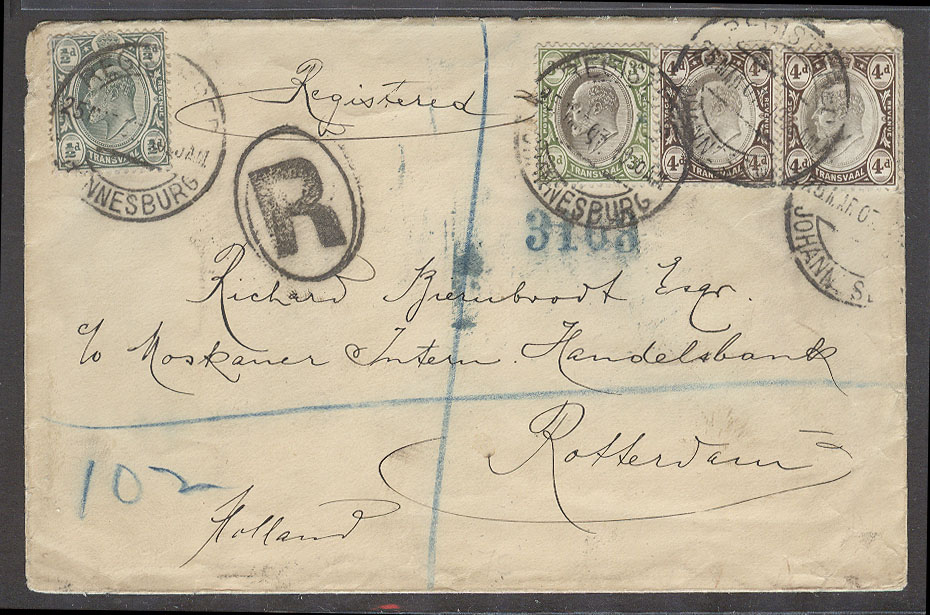 Lot 704 - south africa - Antonio Torres Auction #45: Worldwide Spring postal history Lot 704 - south africa - Antonio Torres Auction #45: Worldwide Spring postal history