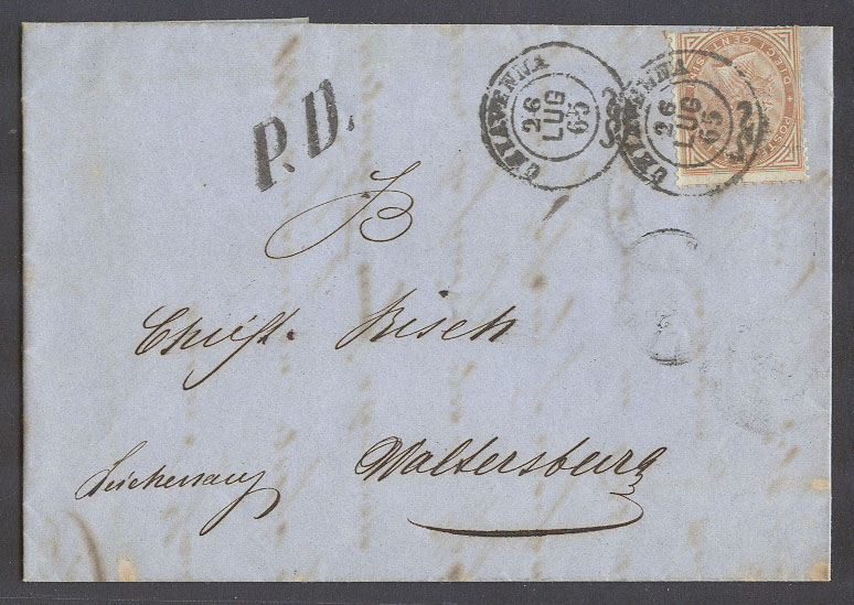 Lot 513 - Italy  -  Antonio Torres Auction #45: Worldwide Spring postal history