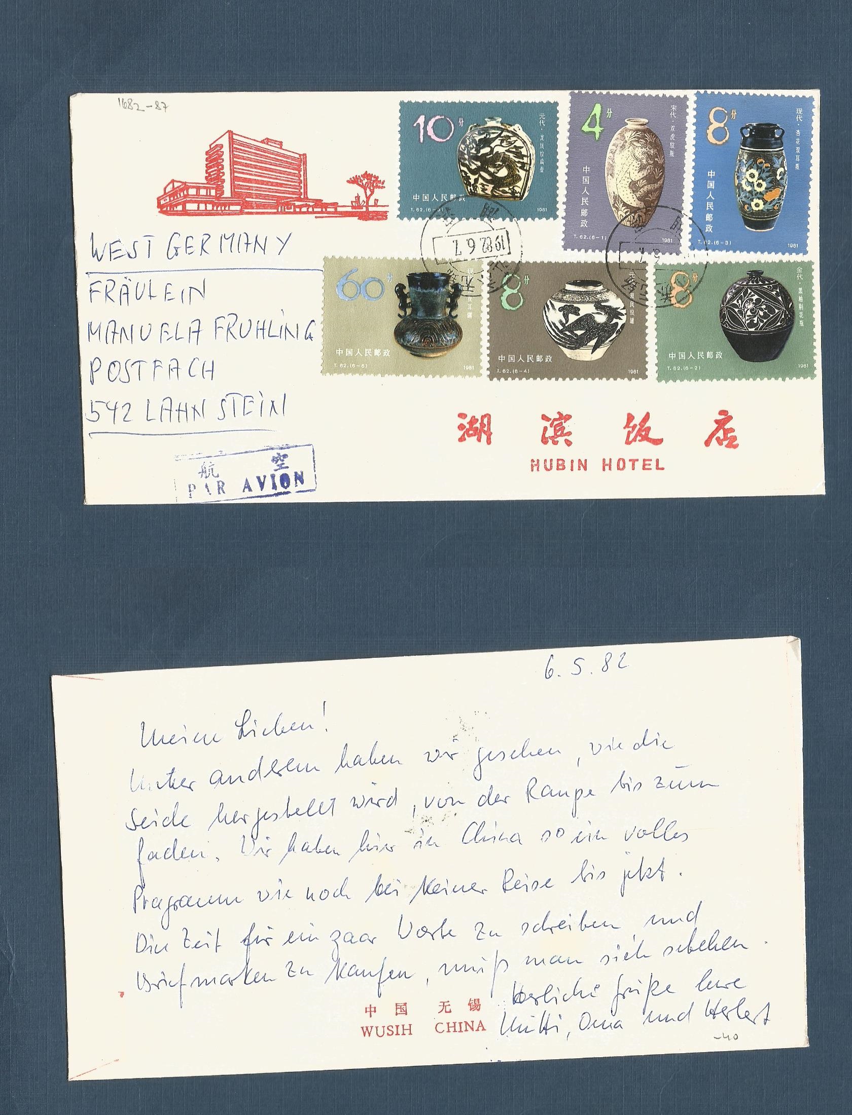 Lot 1145 - china - prc  -  Antonio Torres Worldwide February Postal History General & Selection Auction #60 | #61