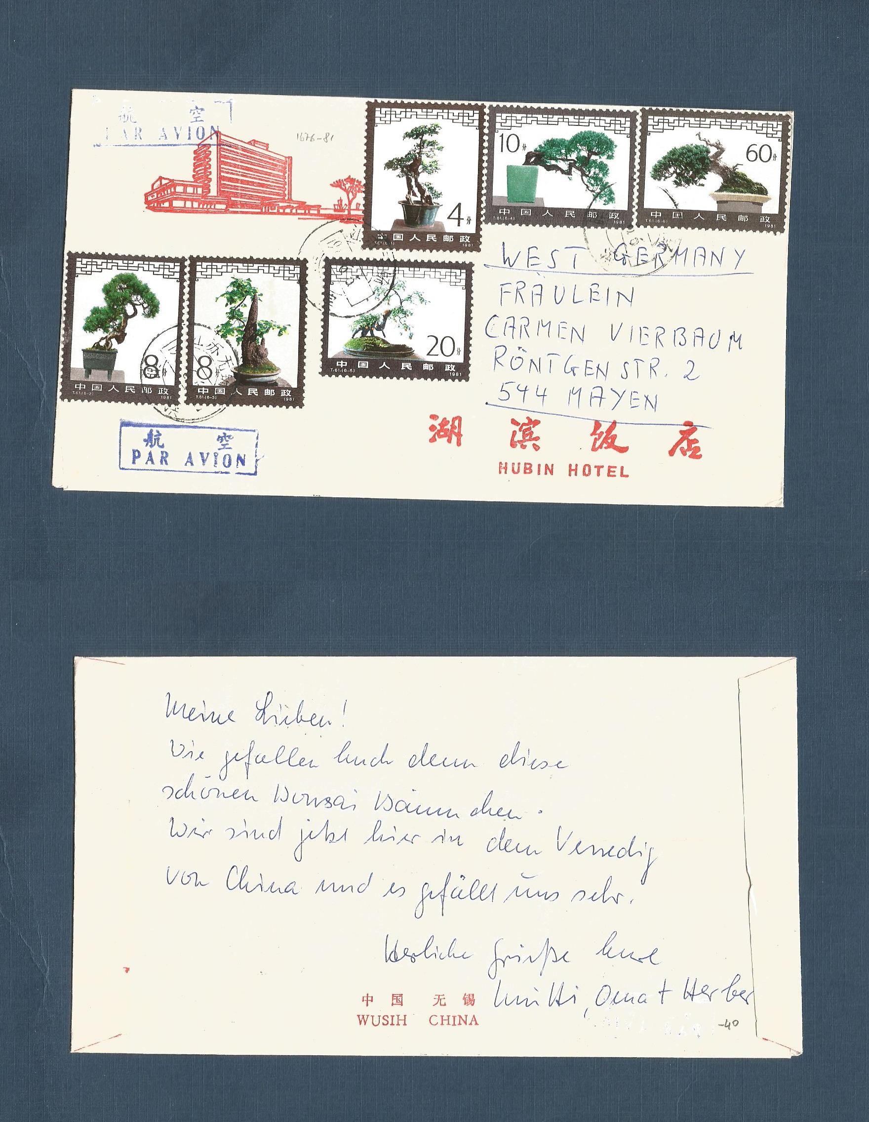 Lot 1137 - china - prc  -  Antonio Torres Worldwide February Postal History General & Selection Auction #60 | #61