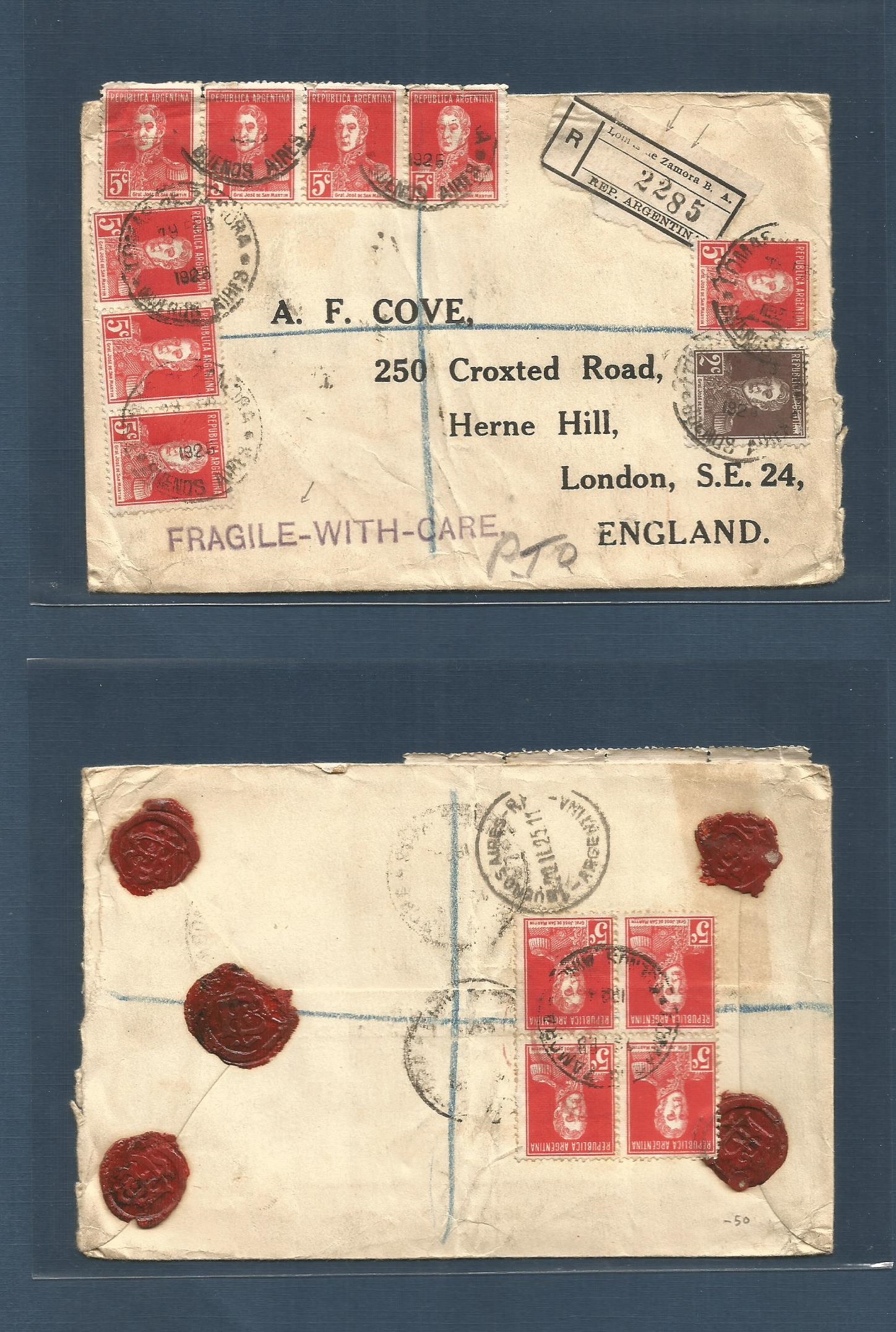 Lot 1057 - Argentina - Xx - Antonio Torres Worldwide February Postal History General & Selection Auction #60 | #61 Lot 1057 - Argentina - Xx - Antonio Torres Worldwide February Postal History General & Selection Auction #60 | #61