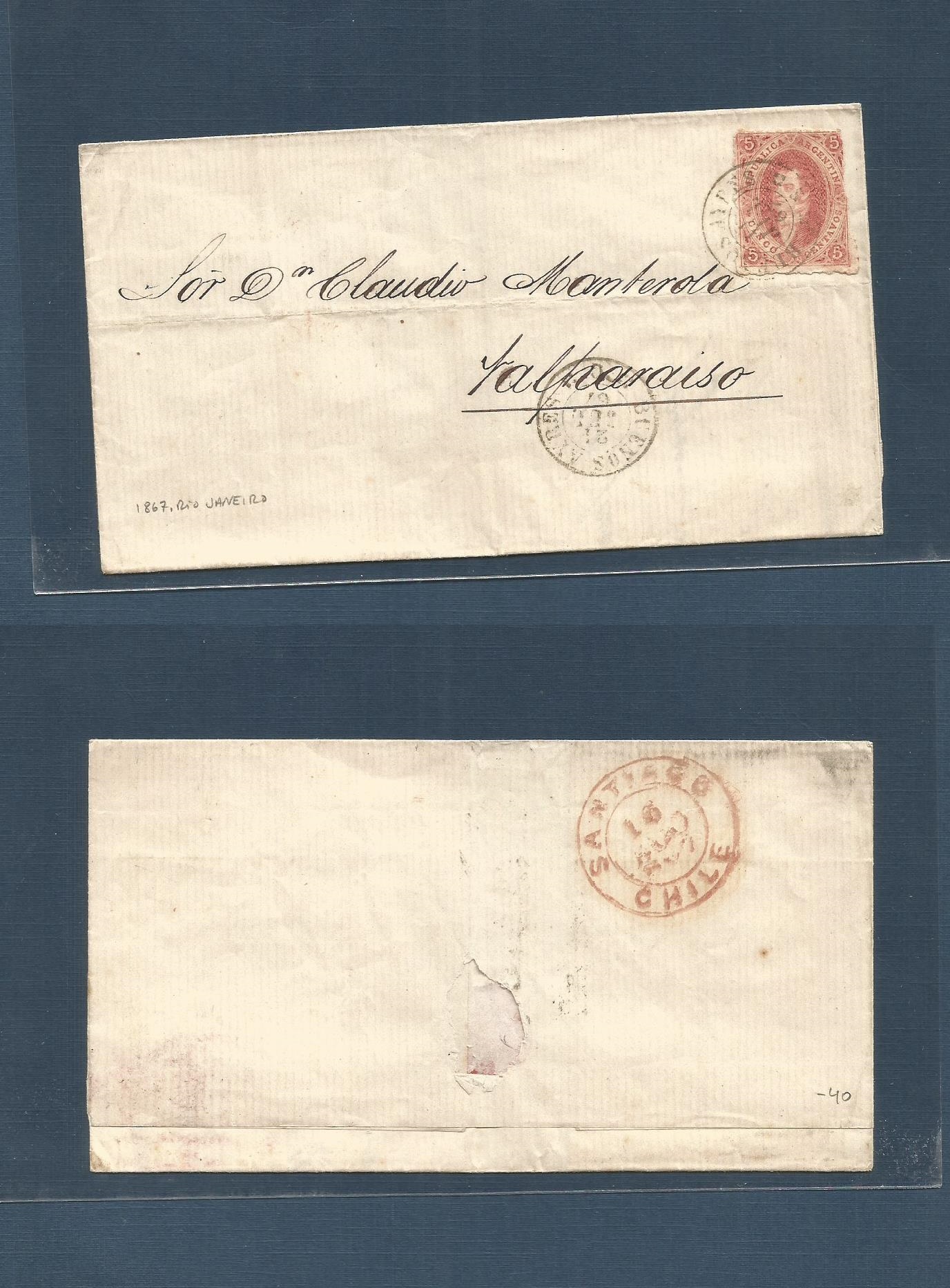 Lot 1033 - Argentina  -  Antonio Torres Worldwide February Postal History General & Selection Auction #60 | #61