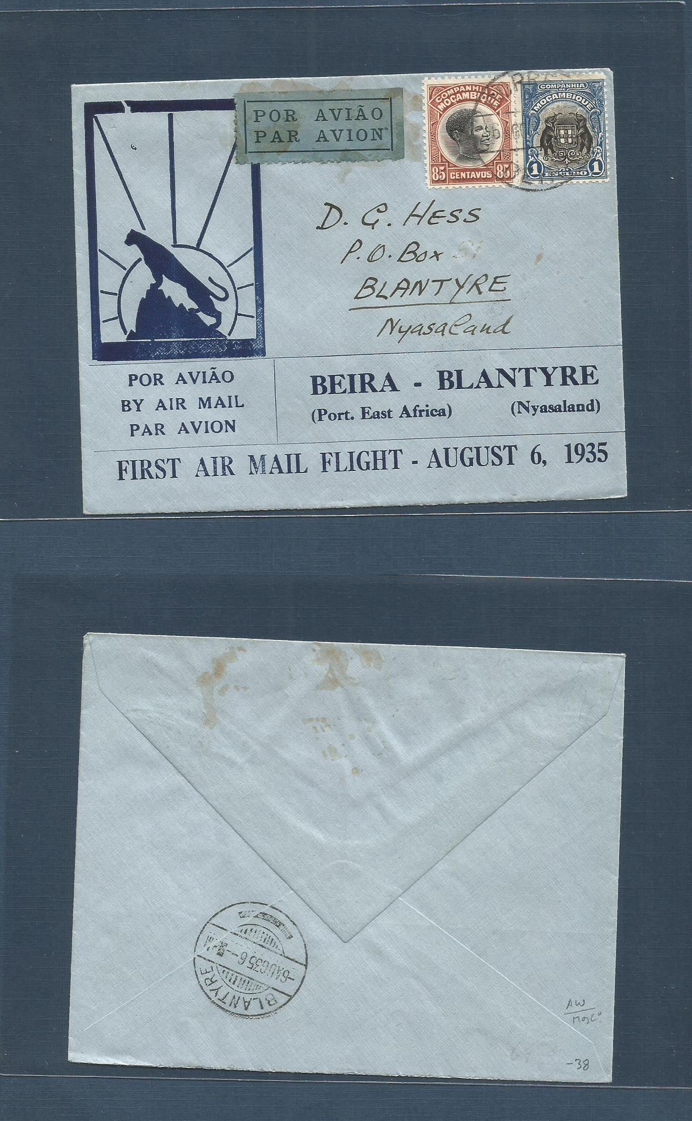 Lot 1020 - Airmails - World  -  Antonio Torres Worldwide February Postal History General & Selection Auction #60 | #61