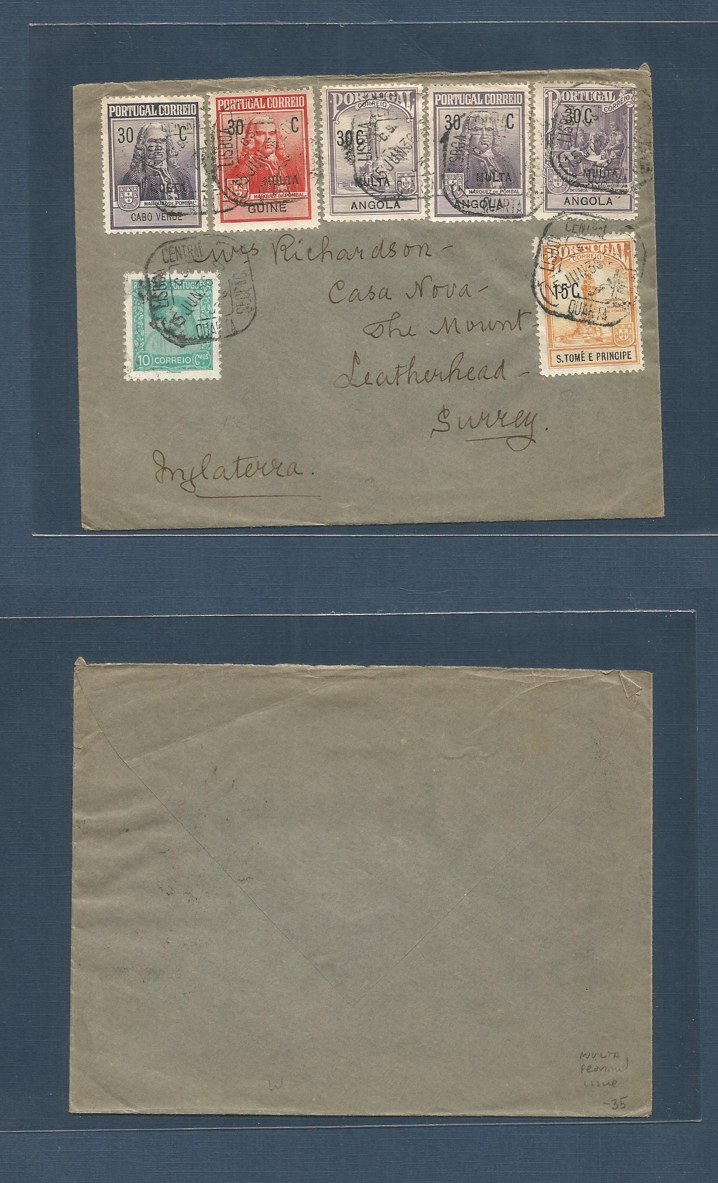 Lot 1557 - Portugal - Xx  -  Antonio Torres Worldwide February Postal History General & Selection Auction #60 | #61