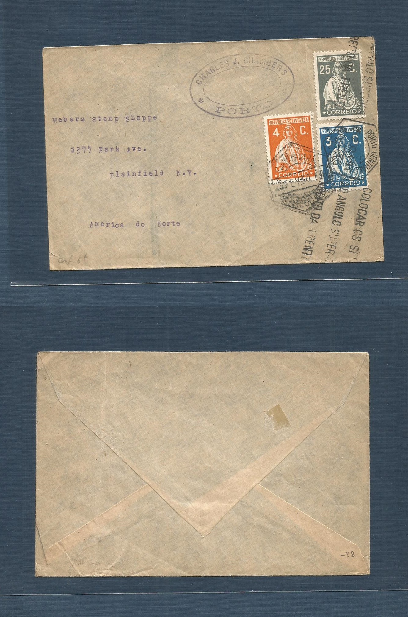 Lot 1551 - Portugal - Xx  -  Antonio Torres Worldwide February Postal History General & Selection Auction #60 | #61