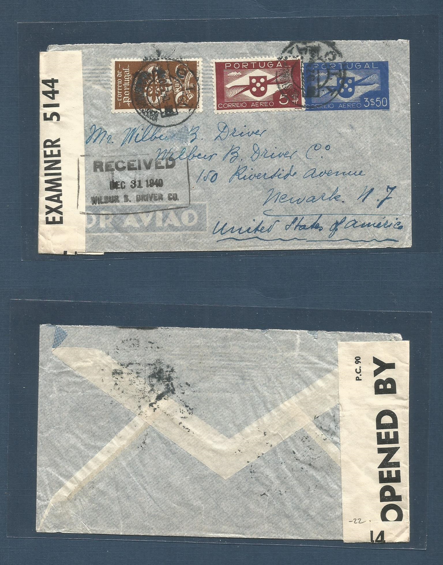Lot 1559 - Portugal - Stationery - Antonio Torres Worldwide February Postal History General & Selection Auction #60 | #61 Lot 1559 - Portugal - Stationery - Antonio Torres Worldwide February Postal History General & Selection Auction #60 | #61