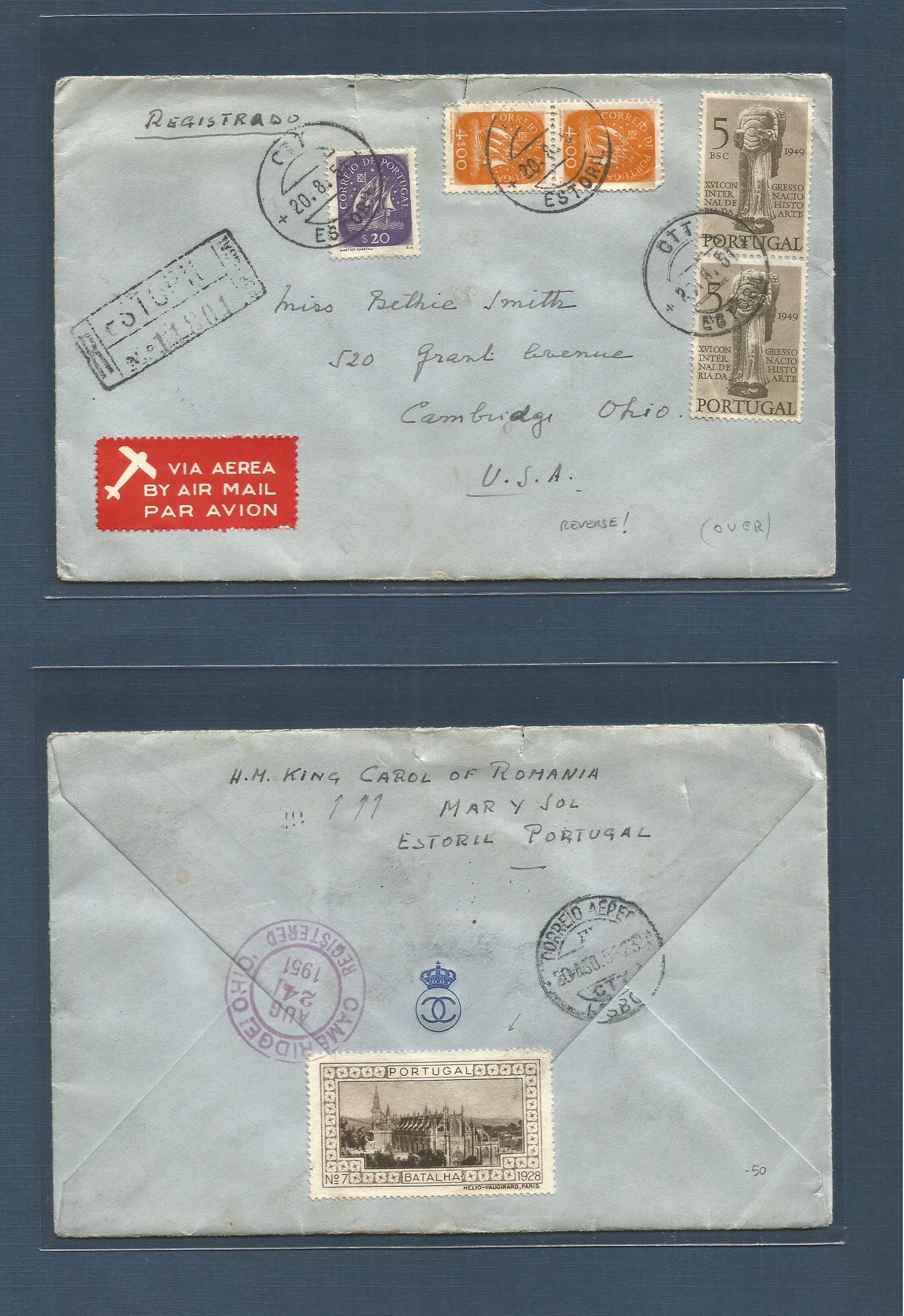 Lot 1563 - Portugal - Xx  -  Antonio Torres Worldwide February Postal History General & Selection Auction #60 | #61