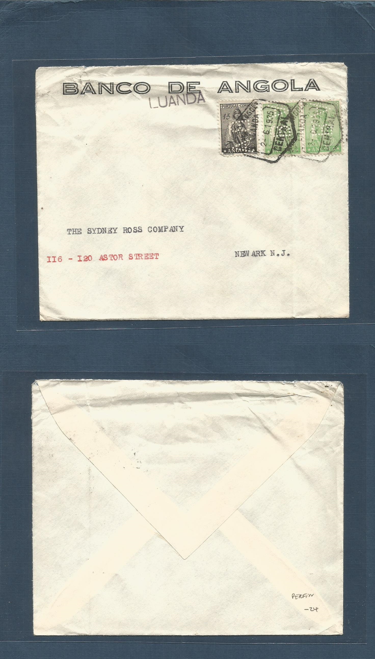 Lot 1571 - Portugal-Angola - Antonio Torres Worldwide February Postal History General & Selection Auction #60 | #61 Lot 1571 - Portugal-Angola - Antonio Torres Worldwide February Postal History General & Selection Auction #60 | #61