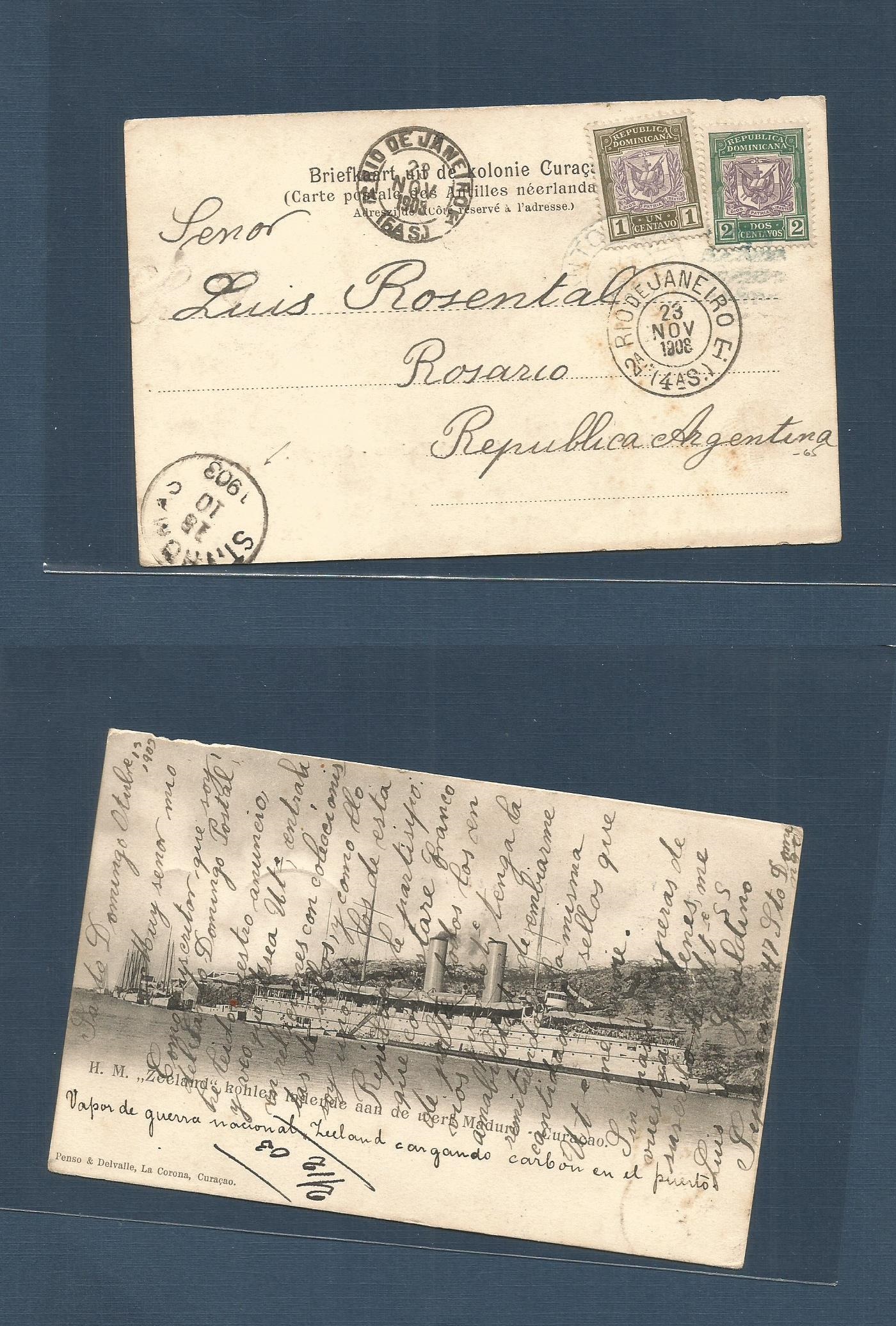 Lot 1175 - dominican rep - Antonio Torres Worldwide February Postal History General & Selection Auction #60 | #61 Lot 1175 - dominican rep - Antonio Torres Worldwide February Postal History General & Selection Auction #60 | #61