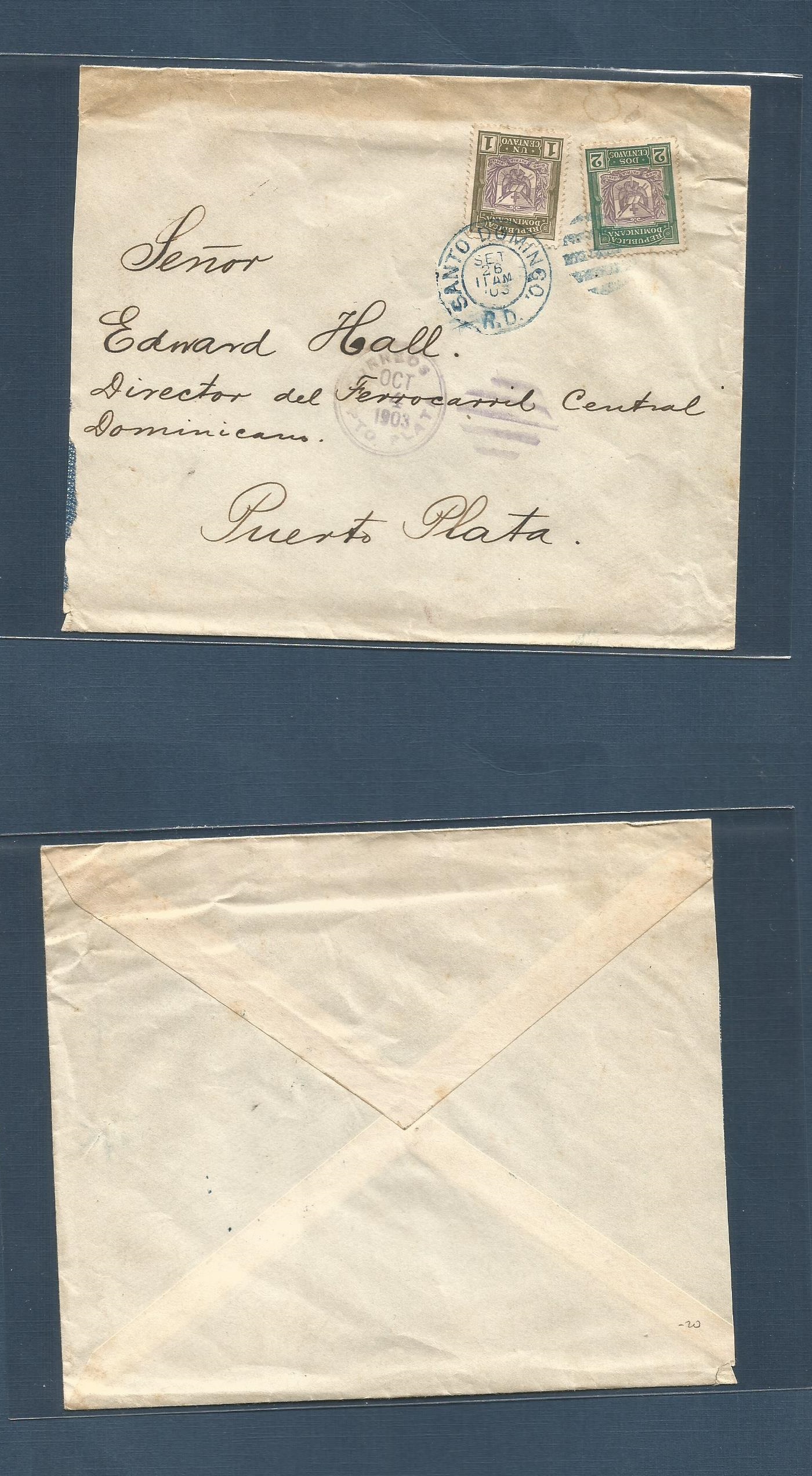 Lot 1163 - dominican rep - Antonio Torres Worldwide February Postal History General & Selection Auction #60 | #61 Lot 1163 - dominican rep - Antonio Torres Worldwide February Postal History General & Selection Auction #60 | #61