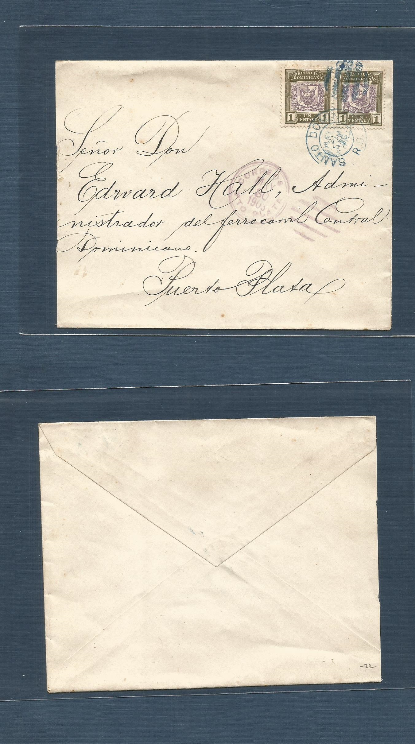 Lot 1162 - dominican rep - Antonio Torres Worldwide February Postal History General & Selection Auction #60 | #61 Lot 1162 - dominican rep - Antonio Torres Worldwide February Postal History General & Selection Auction #60 | #61