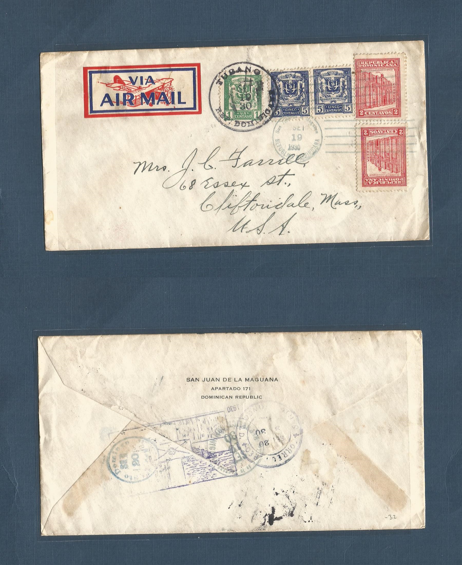 Lot 1208 - dominican rep - Antonio Torres Worldwide February Postal History General & Selection Auction #60 | #61 Lot 1208 - dominican rep - Antonio Torres Worldwide February Postal History General & Selection Auction #60 | #61