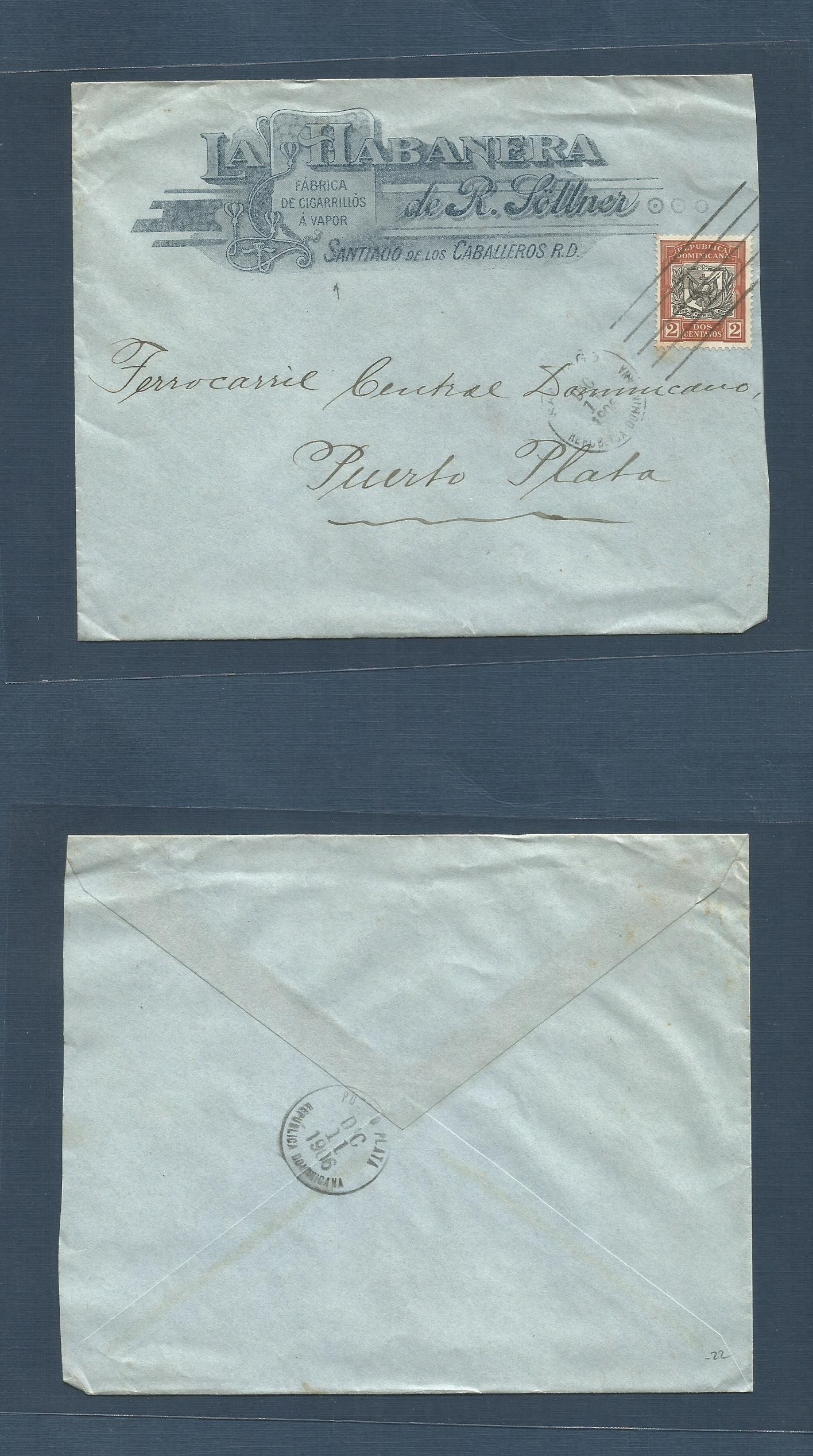 Lot 1168 - dominican rep - Antonio Torres Worldwide February Postal History General & Selection Auction #60 | #61 Lot 1168 - dominican rep - Antonio Torres Worldwide February Postal History General & Selection Auction #60 | #61