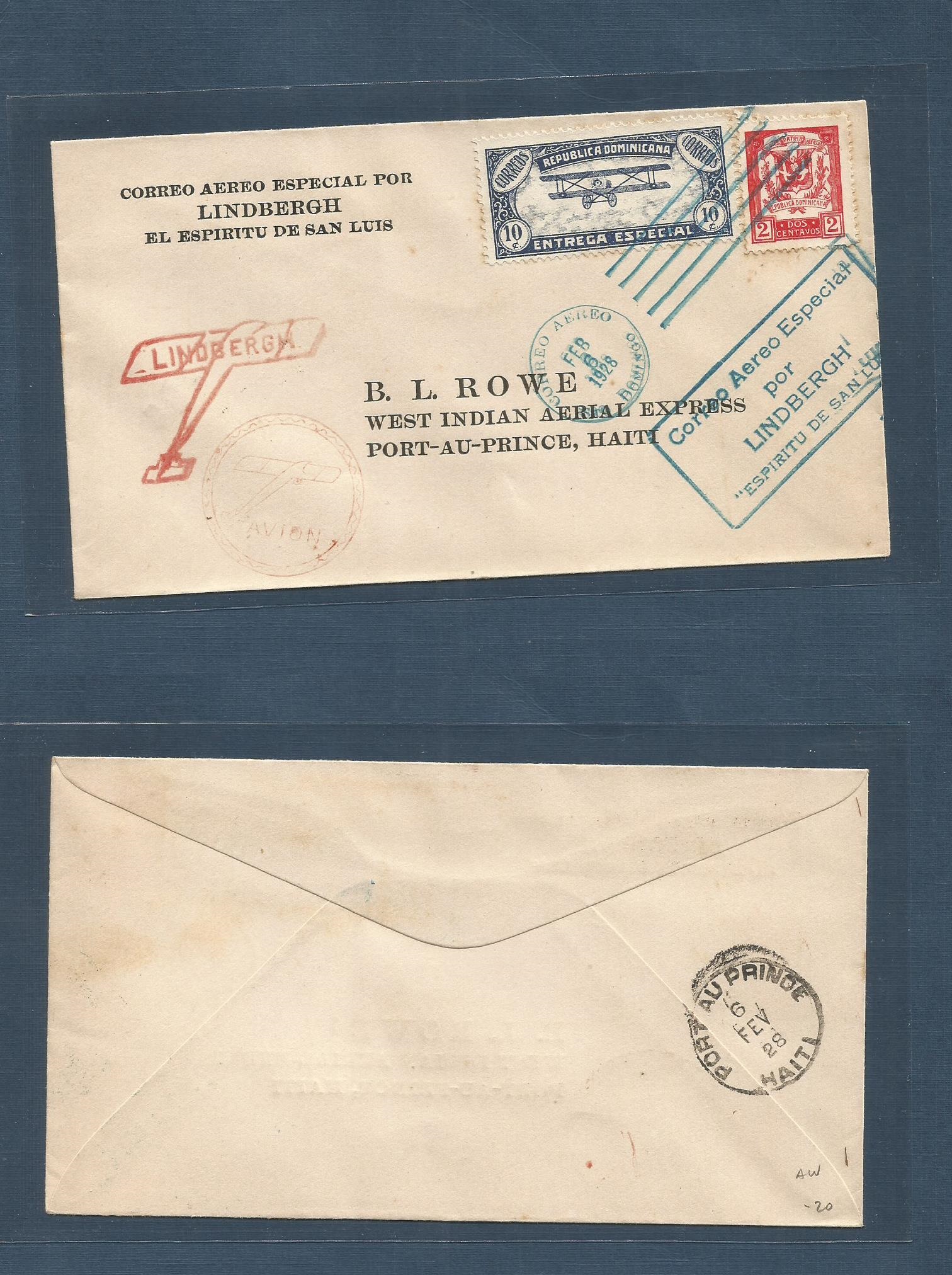 Lot 1005 - Airmails - World  -  Antonio Torres Worldwide February Postal History General & Selection Auction #60 | #61