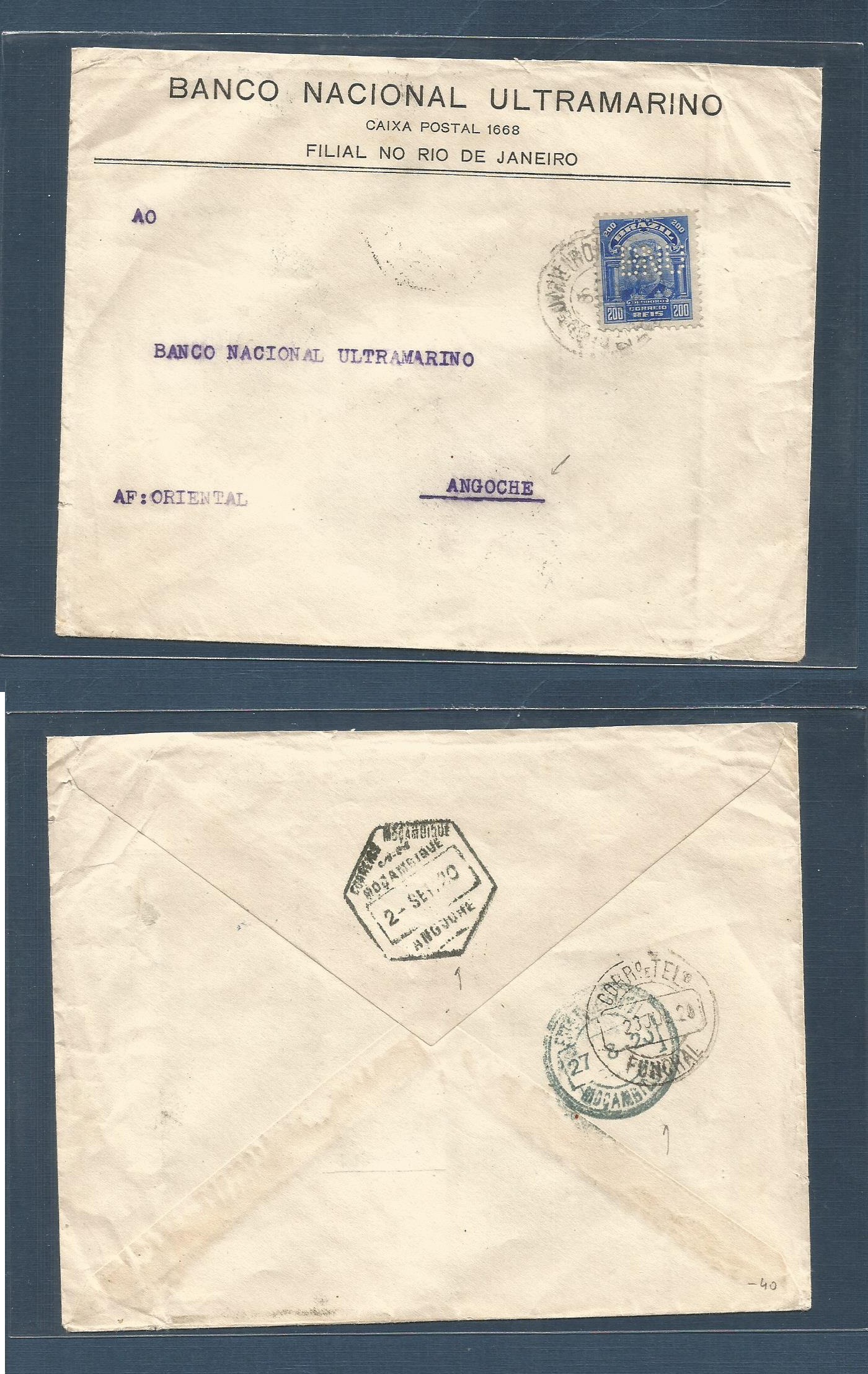 Lot 1118 - Brazil - Xx  -  Antonio Torres Worldwide February Postal History General & Selection Auction #60 | #61