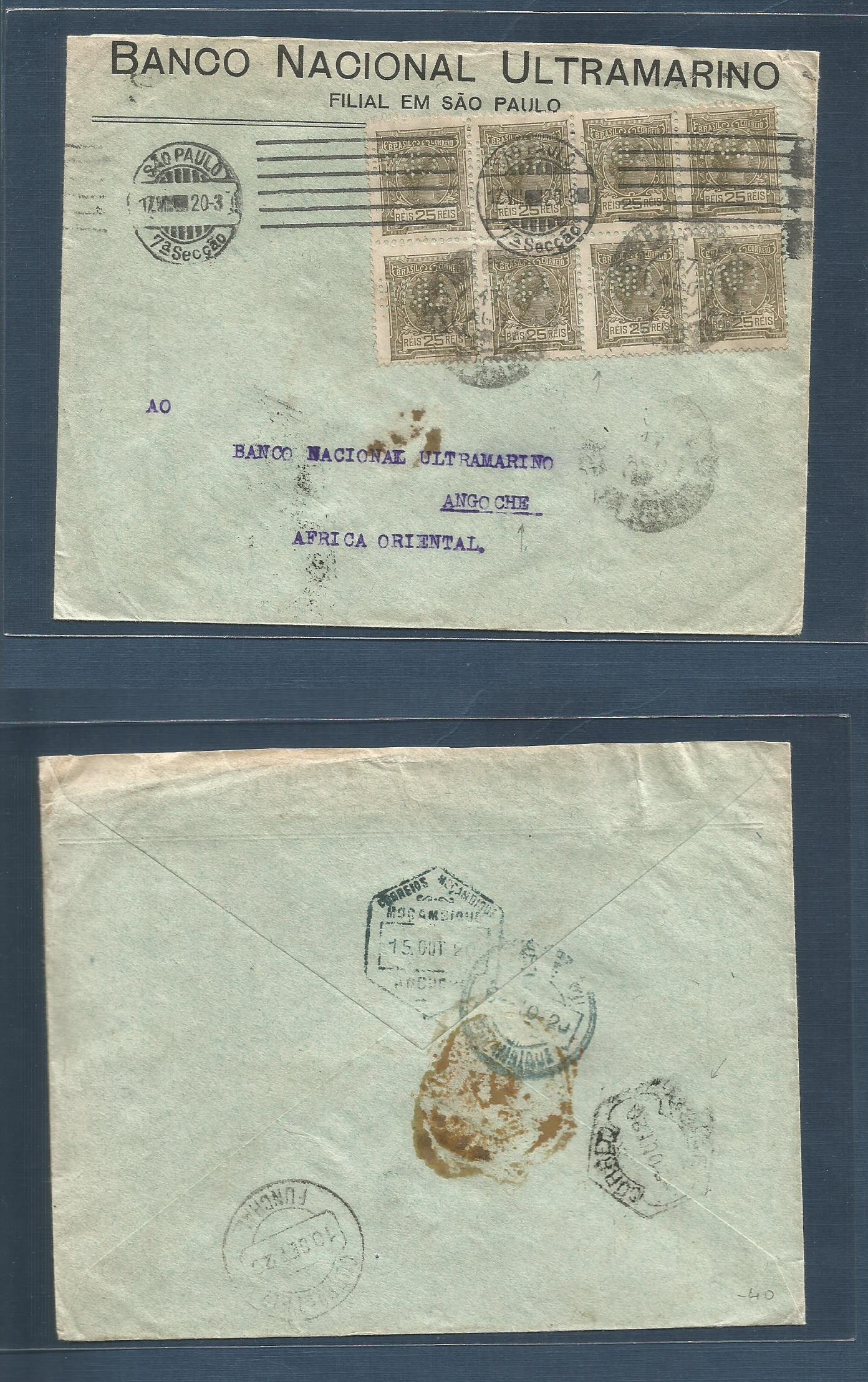 Lot 1119 - Brazil - Xx  -  Antonio Torres Worldwide February Postal History General & Selection Auction #60 | #61