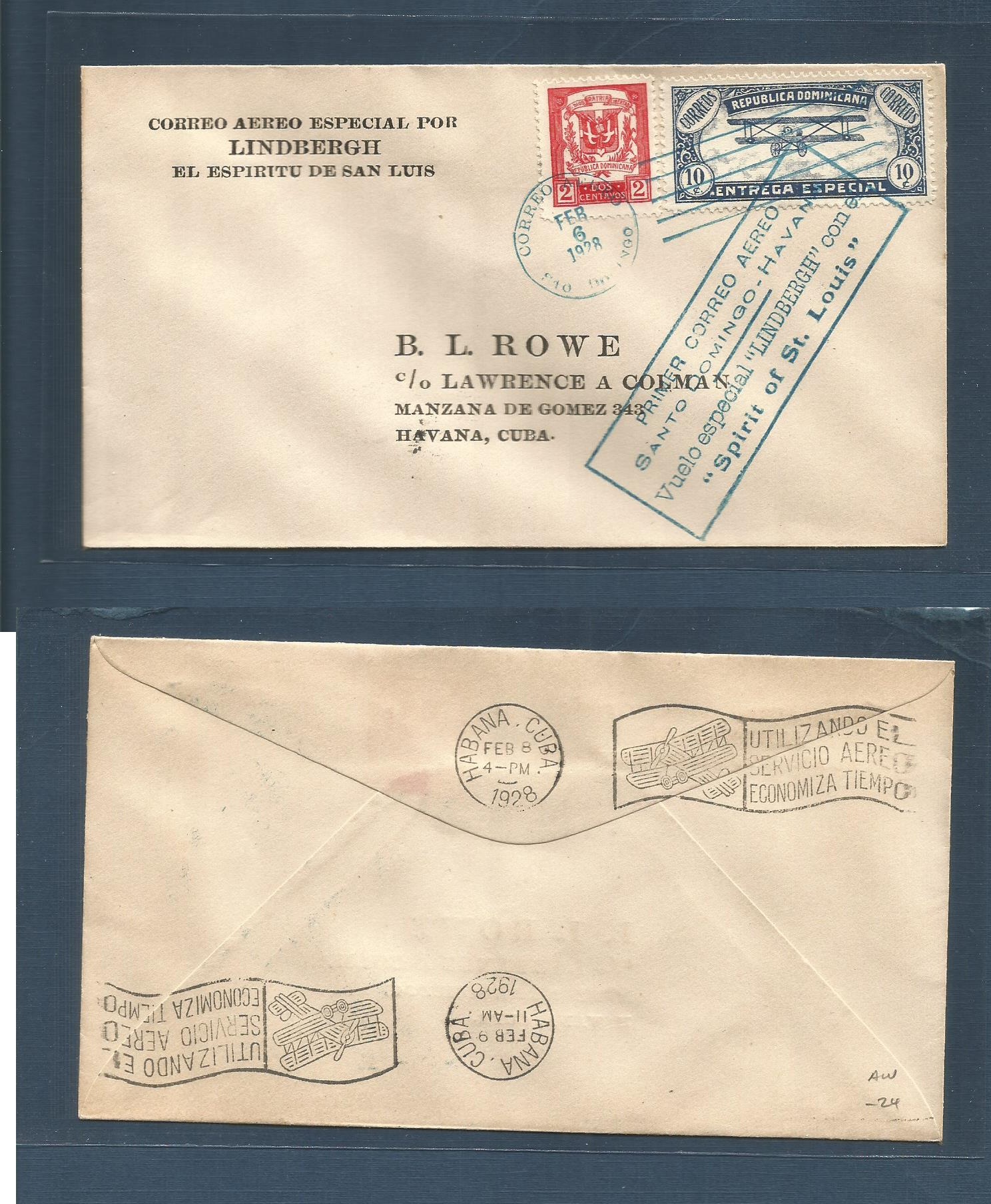 Lot 1004 - Airmails - World  -  Antonio Torres Worldwide February Postal History General & Selection Auction #60 | #61