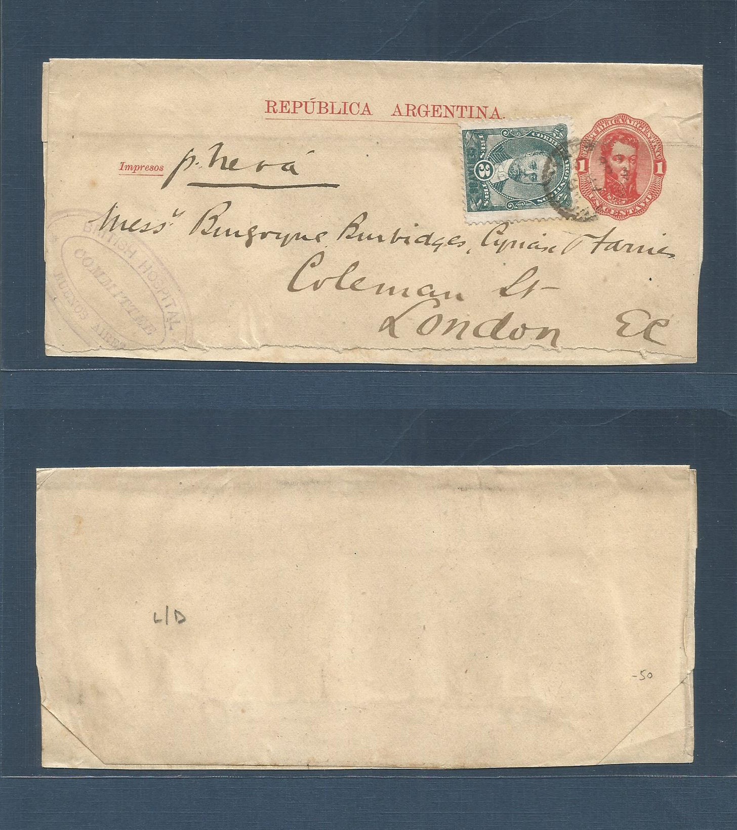 Lot 1039 - Argentina - Stationery  -  Antonio Torres Worldwide February Postal History General & Selection Auction #60 | #61